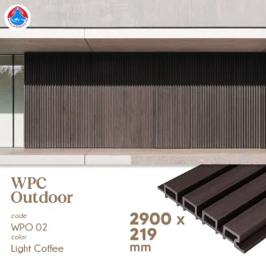 Wall Panel Dinding Outdoor WPO02 Light Coffee