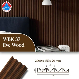 WPC Wall Panel WBK37-11 Eve Wood